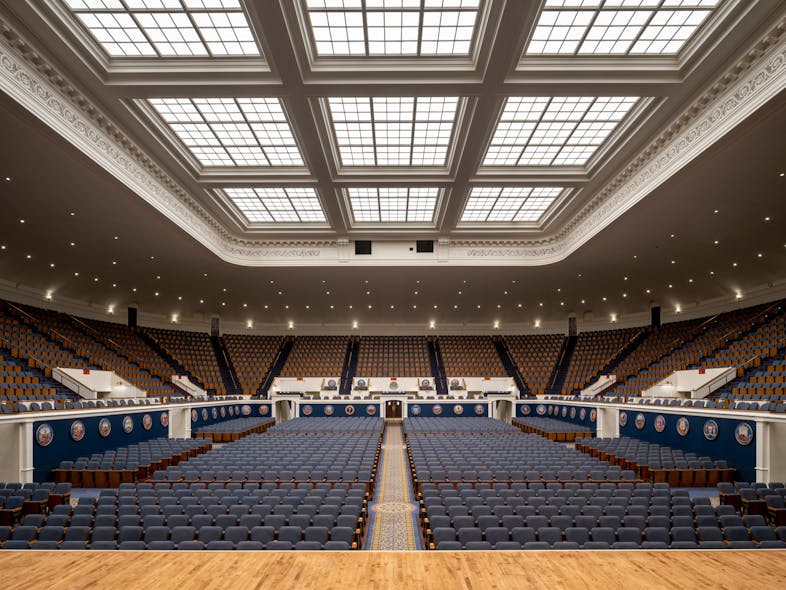 After: View from stage, DAR Constitution Hall, 2022