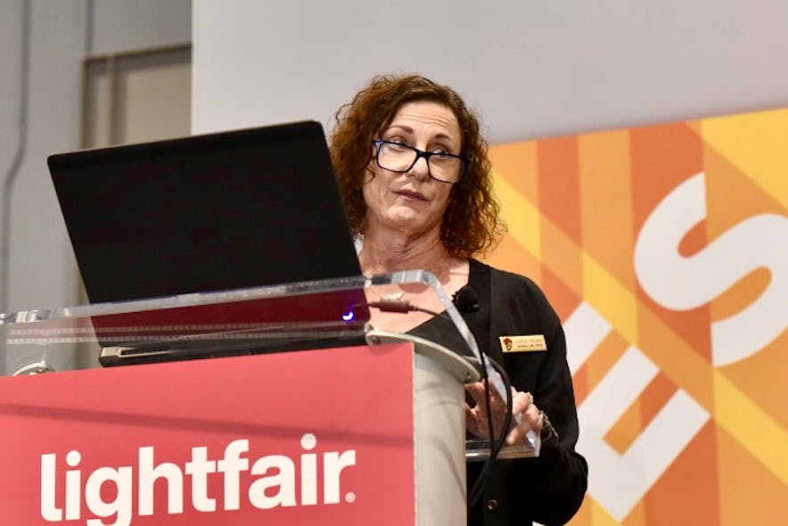 LightFair keynote speaker Karen Trevi&ntilde;o discussed the importance of dark sky initiatives undertaken by the National Park Service.