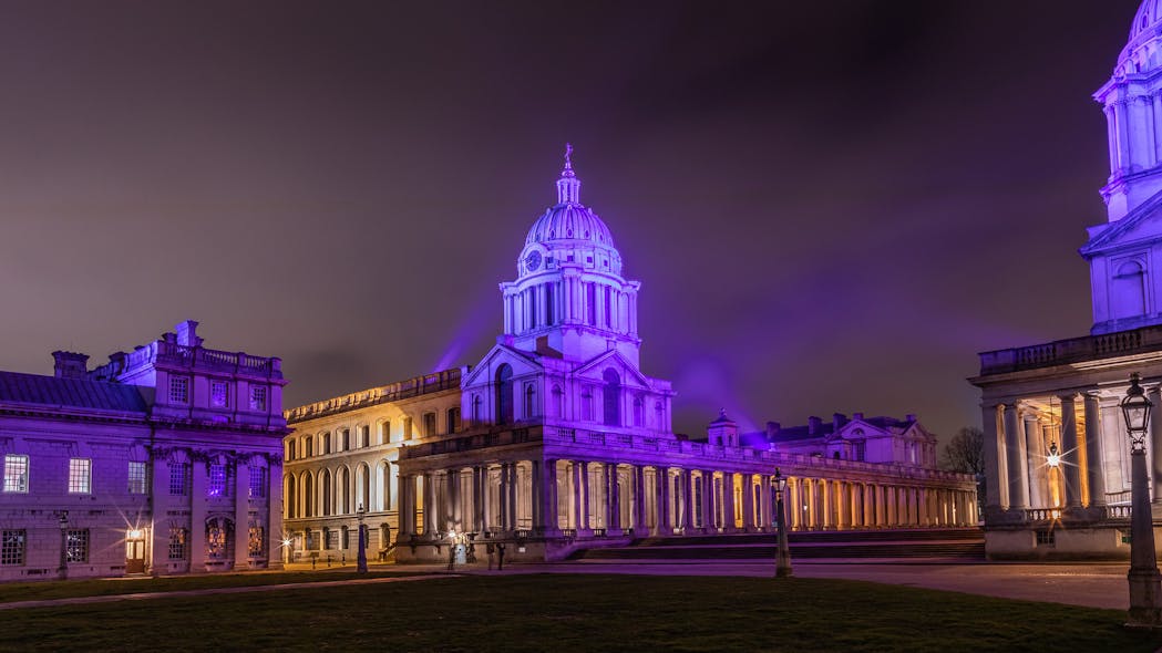 Old Royal Naval College, originally designed by Christopher Wren, Greenwich, London