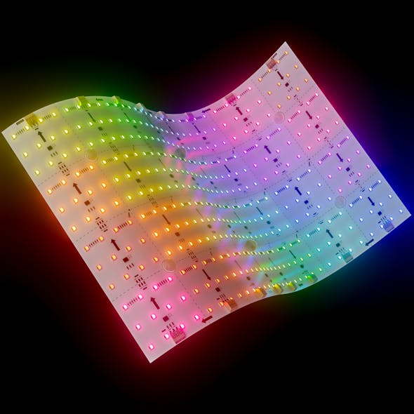 Canvas Digital Pixel RGBW Light Sheet